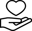 Tend to human need with love and compassion.